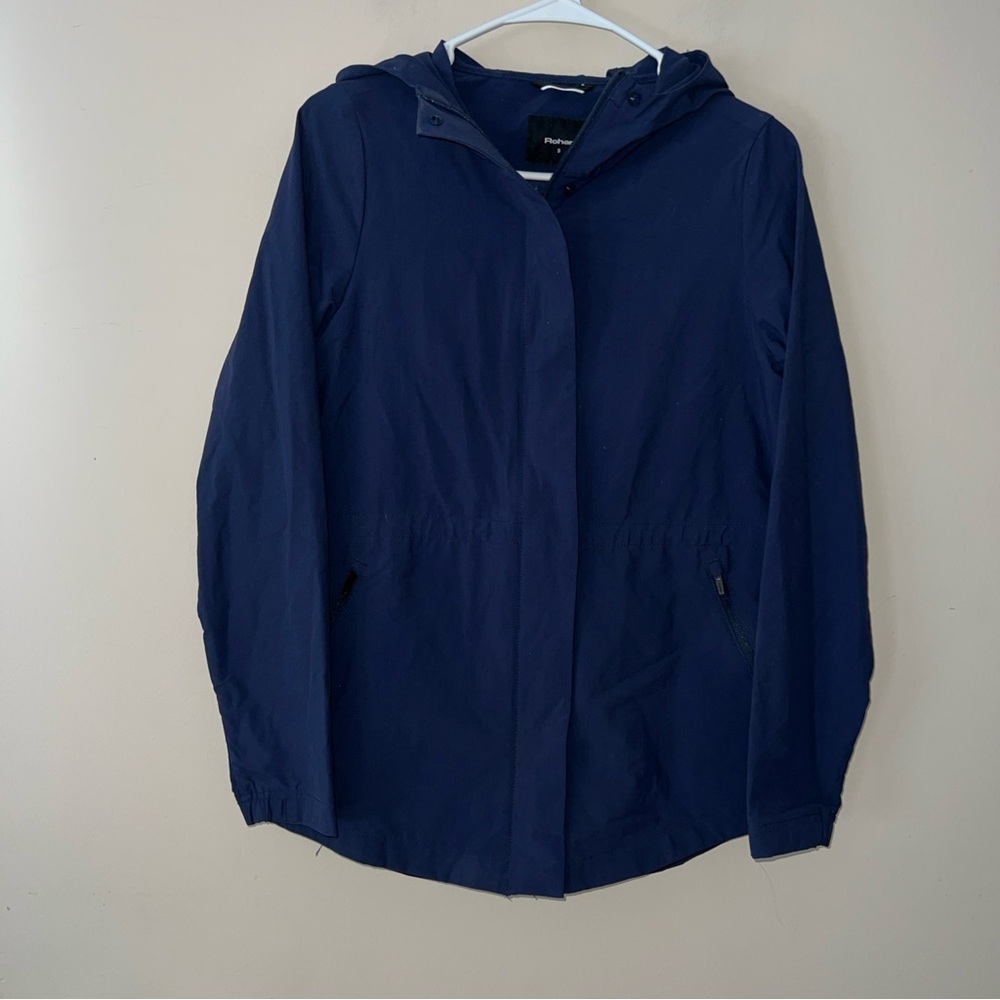 Rohan Blue Avenue Jacket Hooded Full Zip Womens Size Small
